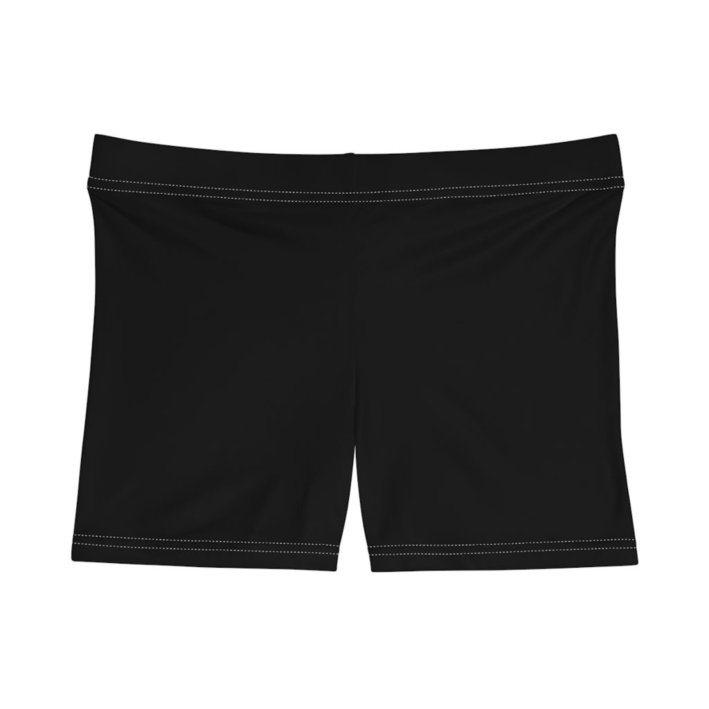 Black Women's Cycling Shorts - Lightweight Activewear for Gym, Yoga & Casual Wear