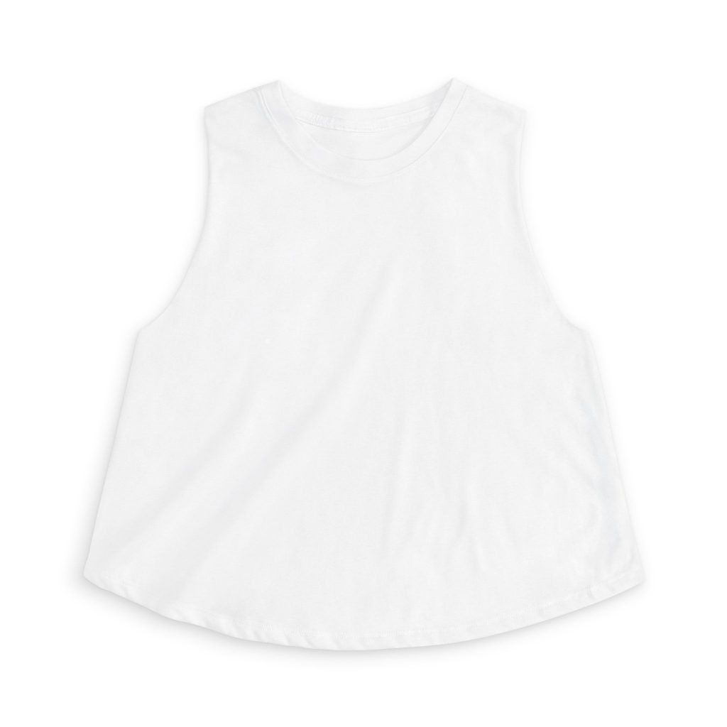 Crop Top — Women's Casual Sleeveless Tank